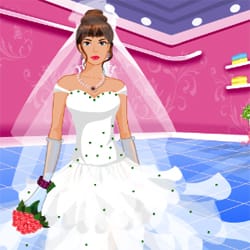 Bride dress up game