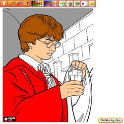 Coloring Harry Potter 1
