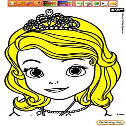 Coloring Sofia The First 1