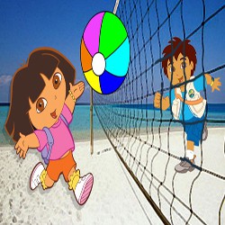 Dora and Diego volleyball