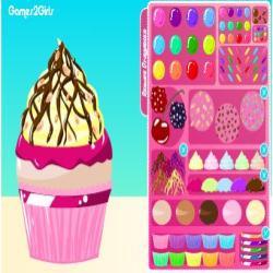 Glossy cup Cake