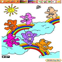 Oncoloring Care Bears 1