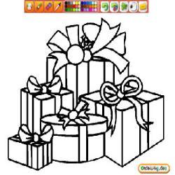Oncoloring Christmas Gifts 1
