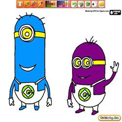 Oncoloring Despicable Me 1 Minions