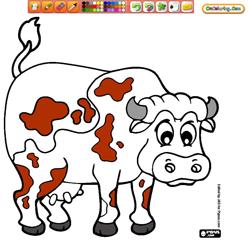 Oncoloring Farm animals 1