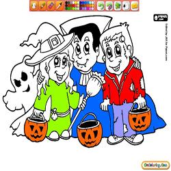 Oncoloring Halloween Party 1