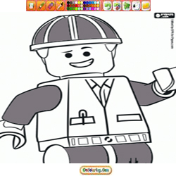 Oncoloring Lego 1