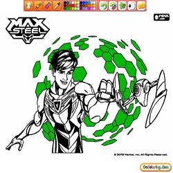 Oncoloring Max Steel 1