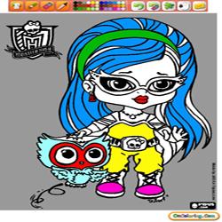 Oncoloring Monster High Baby 1
