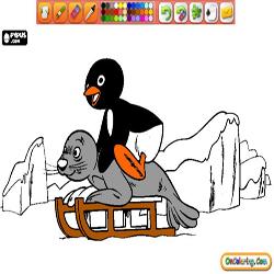 Oncoloring Pingu 1