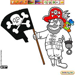 Oncoloring Pirate Adventure 1