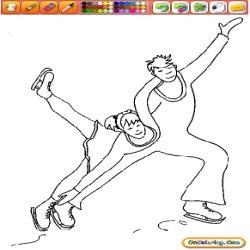 Oncoloring Sports on Ice 1