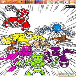 Oncoloring Super Hero Squad 1