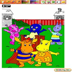 Oncoloring The Backyardigans 1