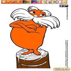 Oncoloring The Lorax 1