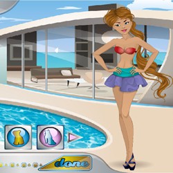 Pool party dress up