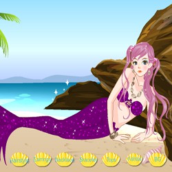Pretty mermaid dress up