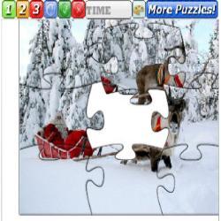 Puzzle Christmas Sleds 1