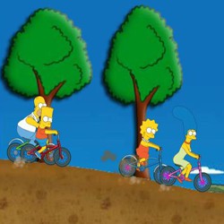 Simpsons bike rally
