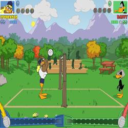 Tricky duck volleyball