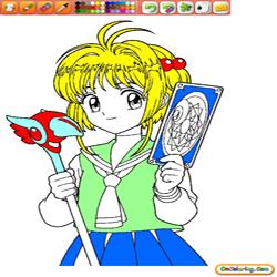 Coloring Cardcaptor Sakura 1