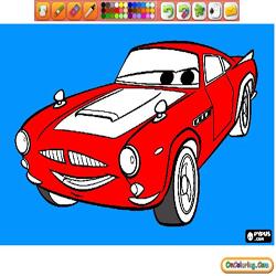 Coloring Cars 2 Finn McMissile