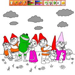 Coloring Cinema Miscellaneous 3 Gnomeo and Juliet