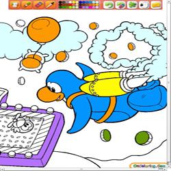 Coloring Club Penguin 1