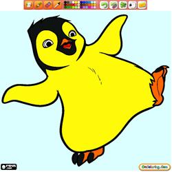 Coloring Happy Feet 1