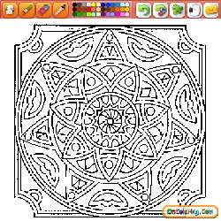 Coloring Mandala 1