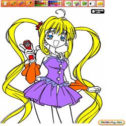 Coloring Mermaid Melody 1