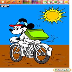 Coloring Mickey Mouse 2