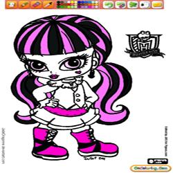 Coloring Monster High Baby 2