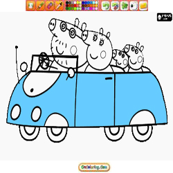 Coloring Peppa Pig 2