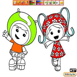 Coloring Team Umizoomi 1