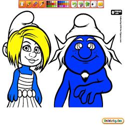 Coloring The Smurfs Movie 3