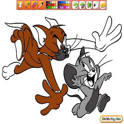 Coloring Tom and Jerry 1