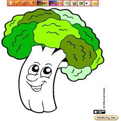 Coloring Vegetables to eat 1