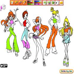 Coloring Winx Club 2