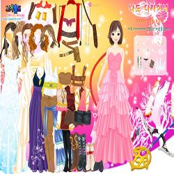 Costumed ball dress up