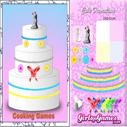 Decorate wedding cake