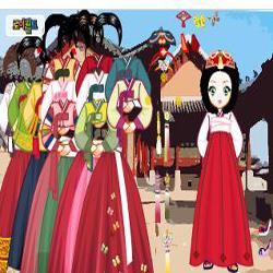 Dhanbok doll dress up3