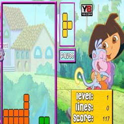 Dora the explorer tetris