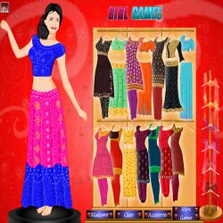 Indian girl dressup