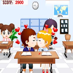 Kiss in class
