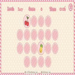 Memory game fruits