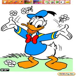 Oncoloring Donald Duck 1