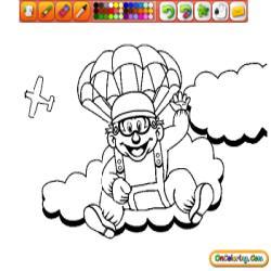 Oncoloring Extreme Sports adventure 1