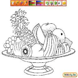Oncoloring Fruits 2