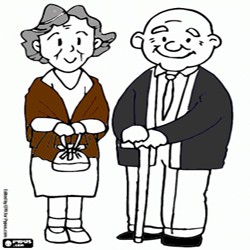 Oncoloring Grandparents 1